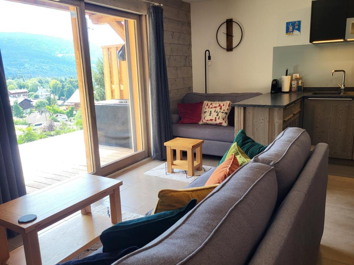 Plein Soleil Modern 3 Bedroom Apartment With Stunning Mountain Views Самоен Экстерьер фото
